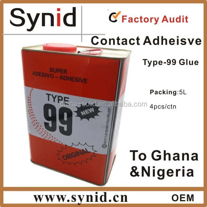 
TYPE 99 neoprene contact adhesive glue for shoes 5L 