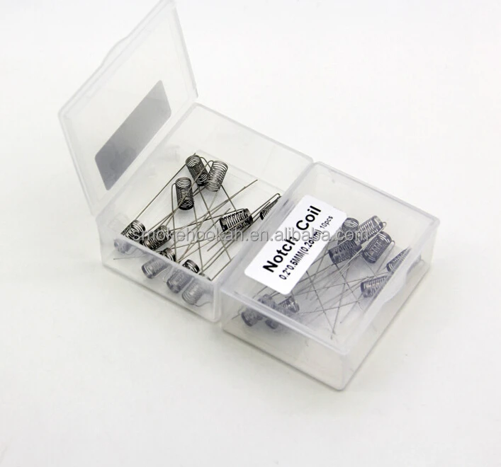 100% original factory SS316L notch coil 0.2ohm PK notch coil 0.25ohm