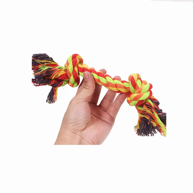 
Cheap Wholesale best selling Handmade Braided Cotton Puppy Dog Chewing Rope Toy 