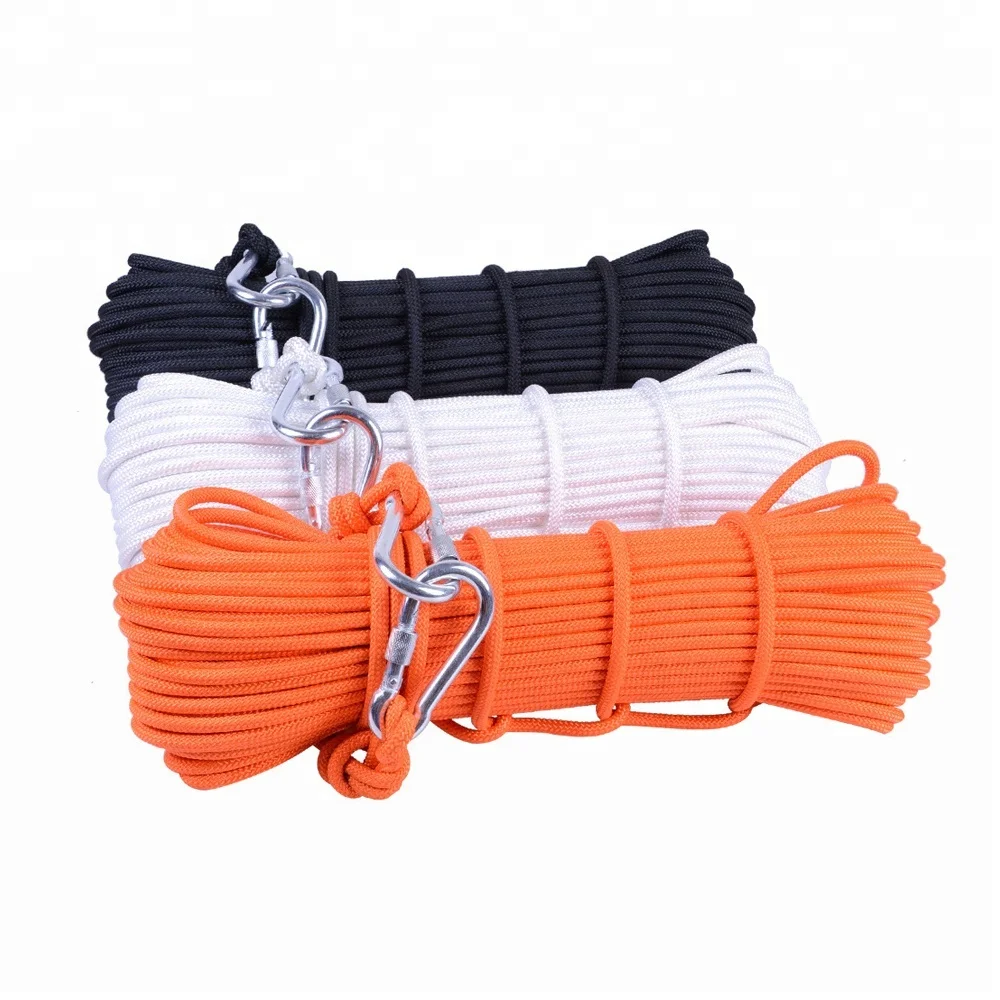 XINDA 14kN 10mm steel wire core climbing rope for  tree climbing rock climbing fire escape
