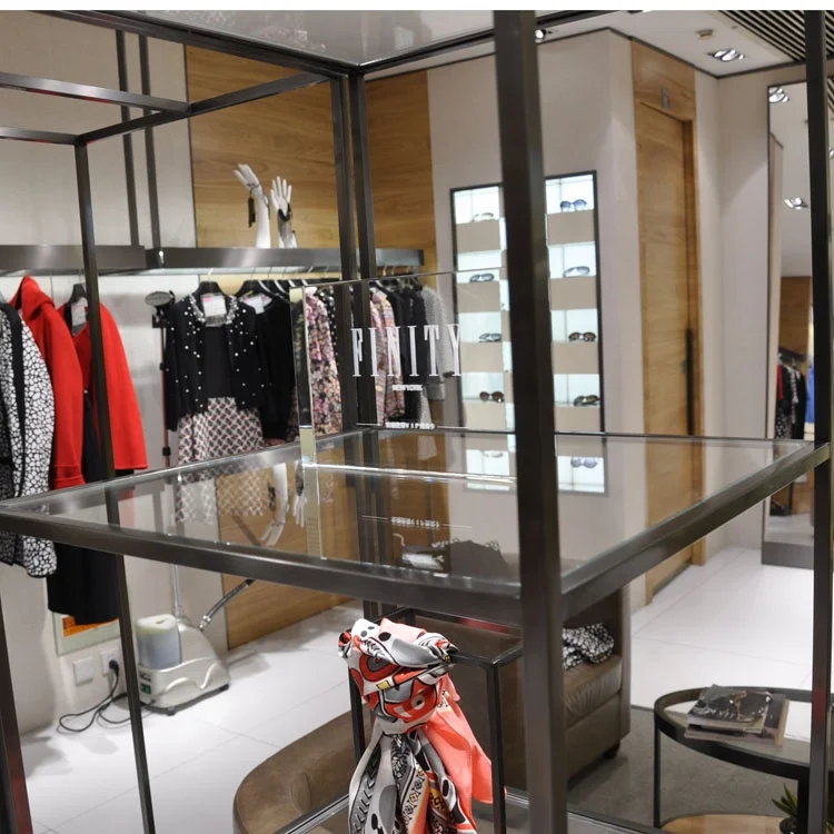Metal Garment Clothes Rack Display Stand