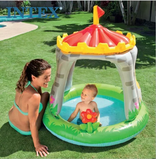 Intex 57122 детский бассейн королевский замок детский бассейн для детского наружного надувного бассейна