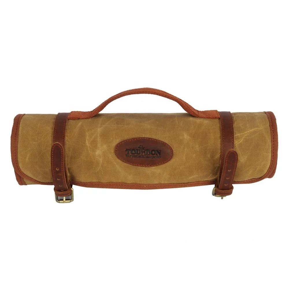 Tourbon Wax Canvas Large Gun Cleaning Pad Canvas Gun Cleaning Mat Easy Carry 134*38cm HA1189CA 0.55 Kg