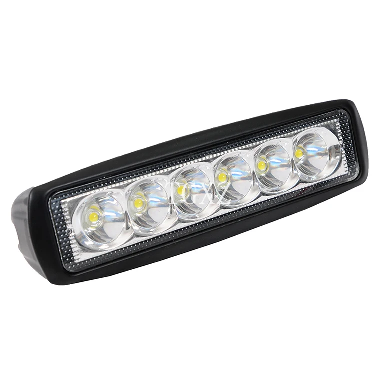 Factory direct super narrow 18w led light bar 6 inch for auto