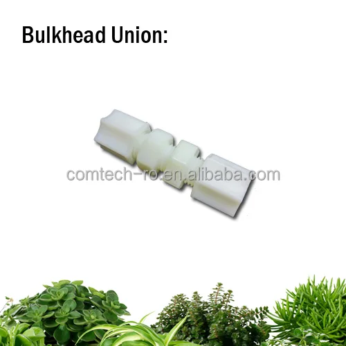 JACO Bulkhead Unions Connector RO Fitting 1/4 Inch or 3/8 Inch