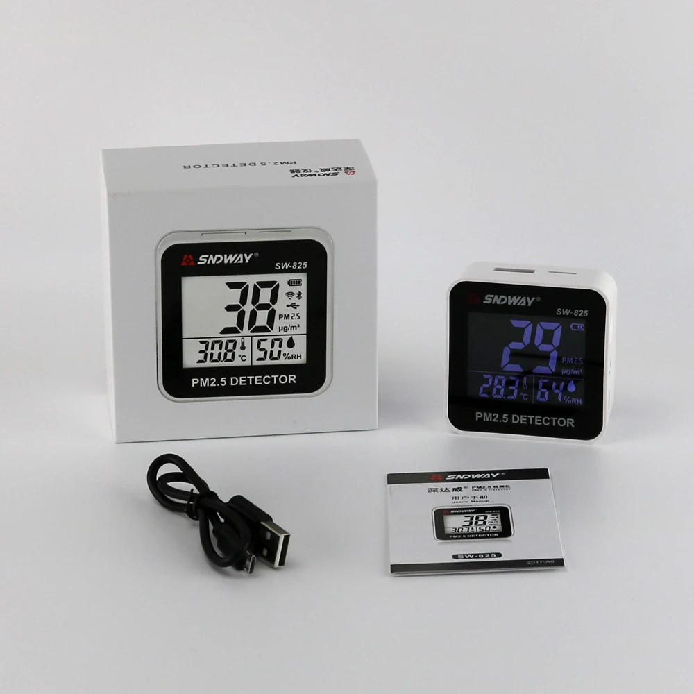 Лазерный PM2.5 детектор, портативный измеритель загрязнения воздуха для дома и улицы, pm2.5, монитор качества воздуха pm 2,5, 40p