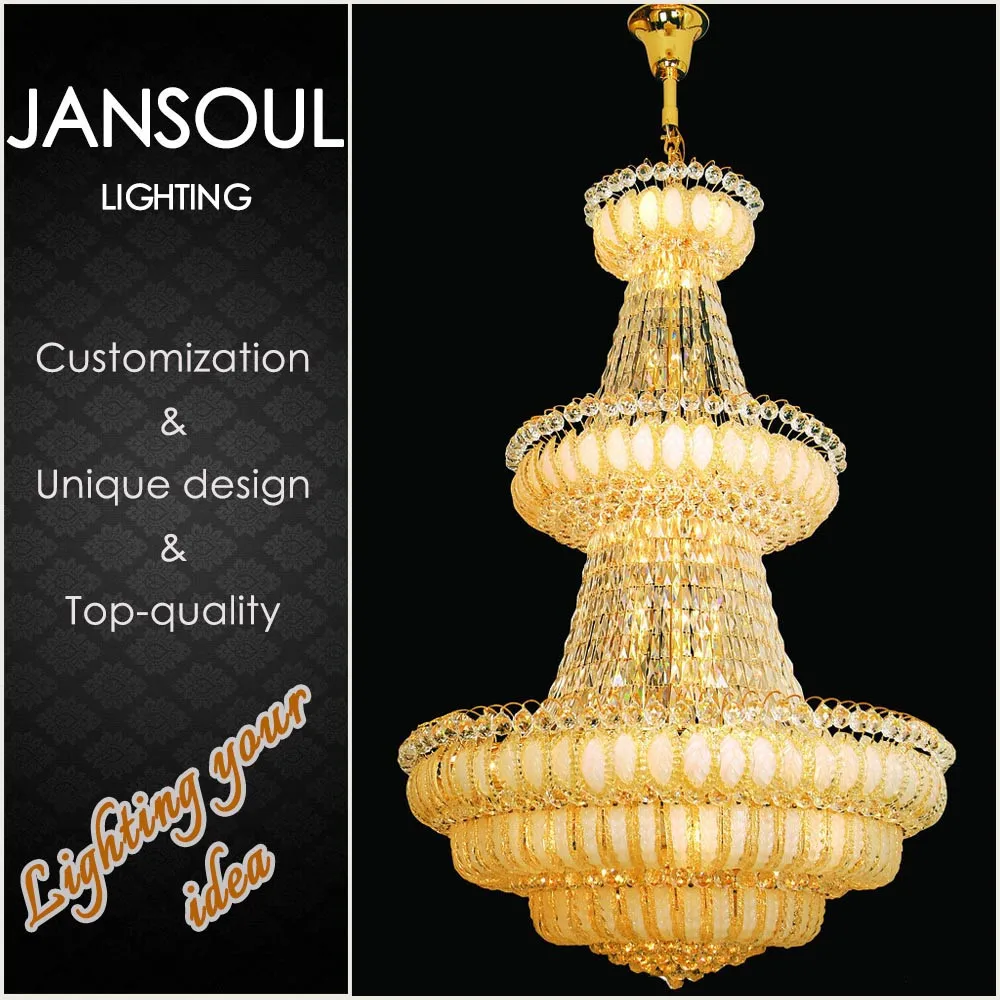 2021 China supplier milan design modern golden pendant lamps crystal chandelier lighting in dubai
