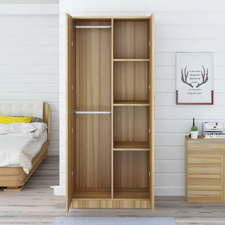 Fancy Solid wood bedroom closet family Storage Clothes Wardrobe Cabinet