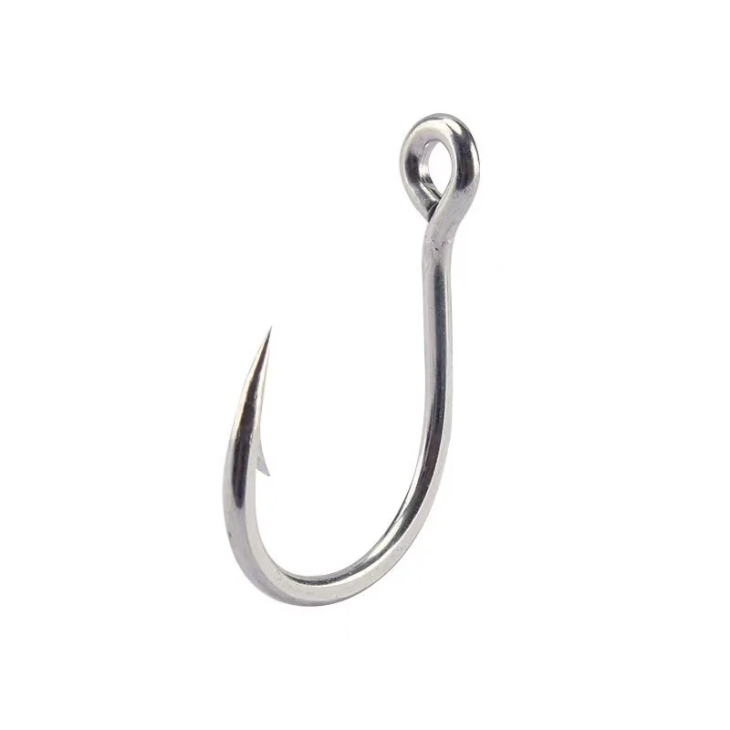 Mustad 10881 Jigging Hooks High Carbon Steel Deep Ocean Big Barbed Hooks With Circle Squid Grouper Hook Peche