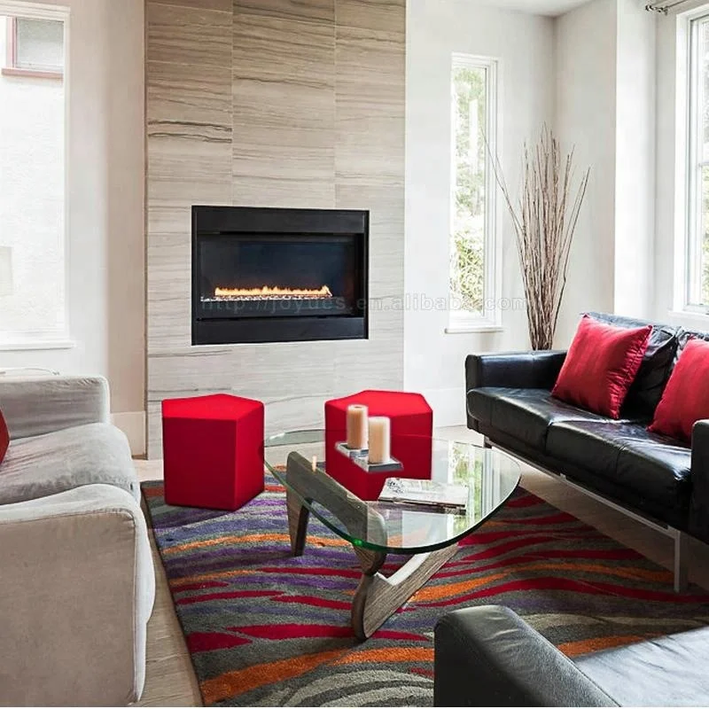 Modern jigsaw fancy small fabric foot rest stool foot rest ottoman for office building Shopping mall hotel hall