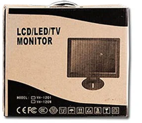 OEM ODM Desktop Square Scree LCD Monitor 12 Inch Industrial 1024*768 Square Display Monitor with VGA HDMIed AV BNC USB 12V DC