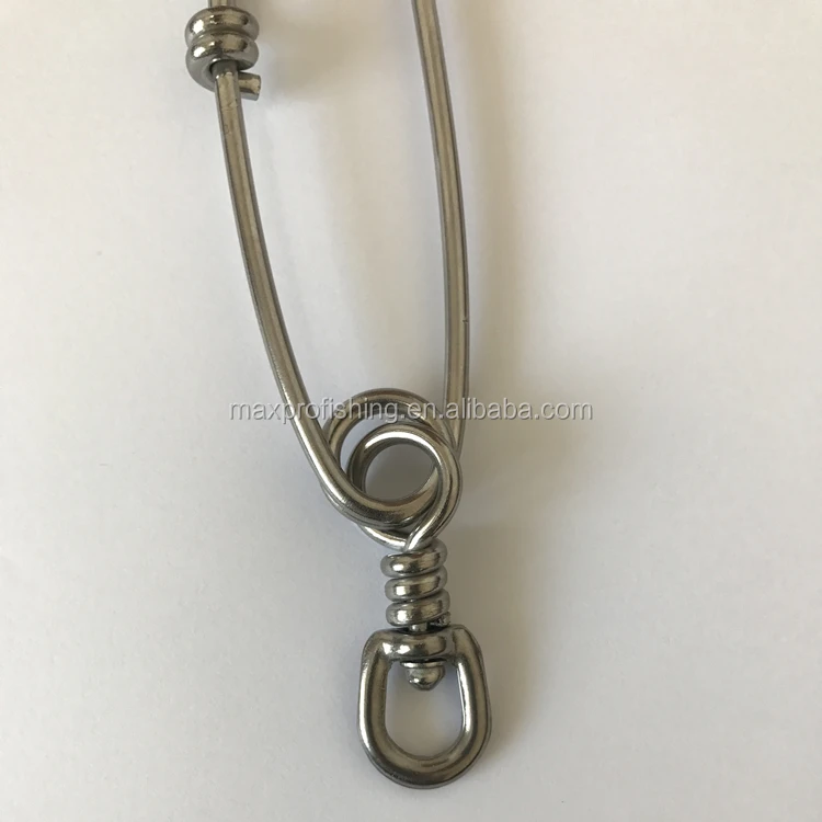 4inch 5inch 6inch Saltwater Commercial 304 Stainless Steel L Type Tuna Longline Shark Clip