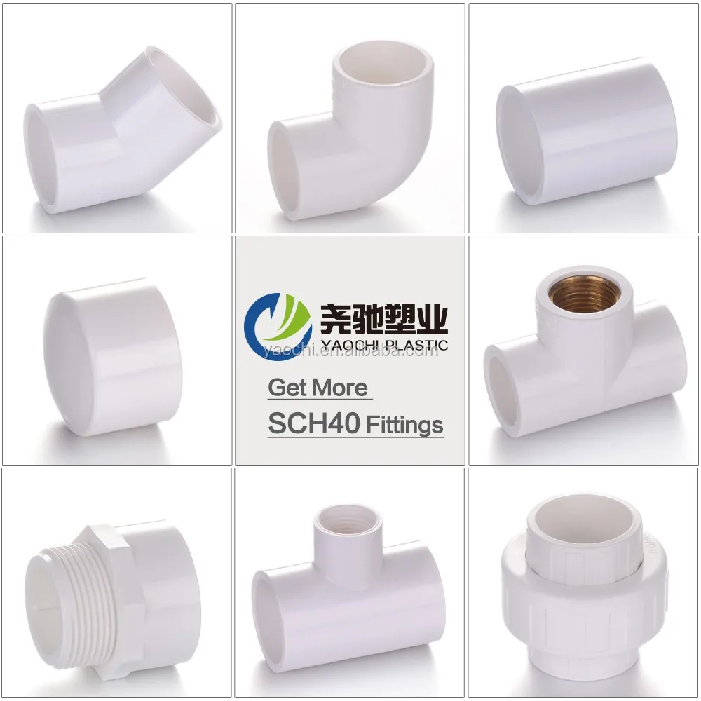 China Supplier Wholesale ASTM SCH40 PVC-U/PVC Pipe Fittings PVC Compression Coupling