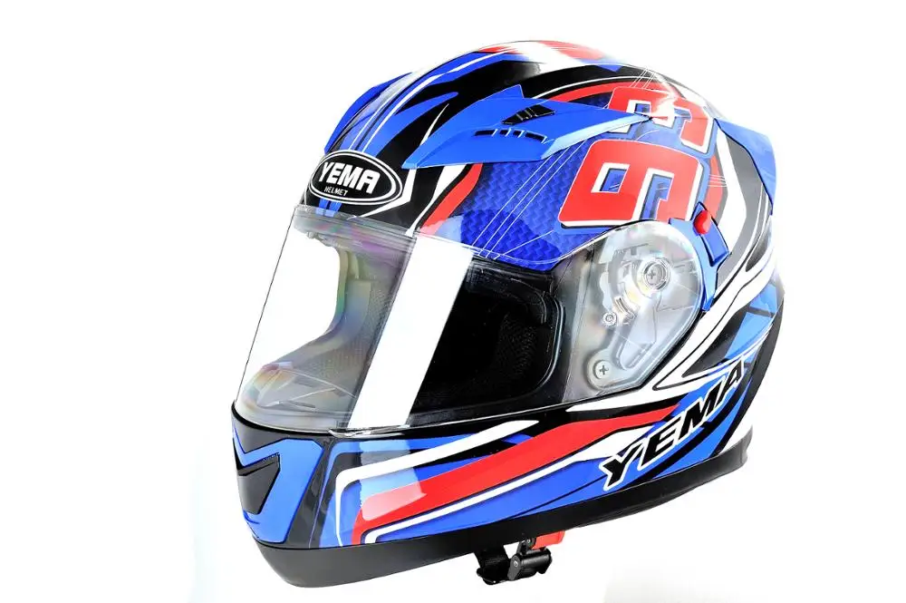 Hotsale stylish predator new  DOT approved  Yema motorcycle flip up modular helmet casco moto
