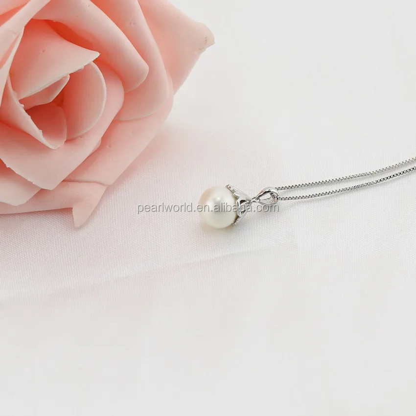 FEIRUN 10.5-11mm near round 3A wholesale price pearl pendant designs, wish pearl pendant, pure natural pearl pendant