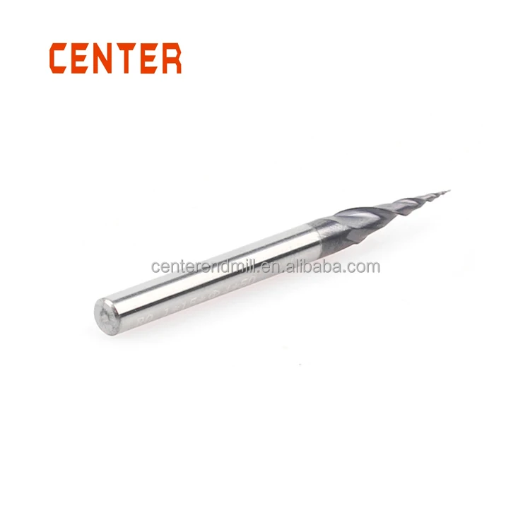 cnc tapered router end milling bit set for woodworking