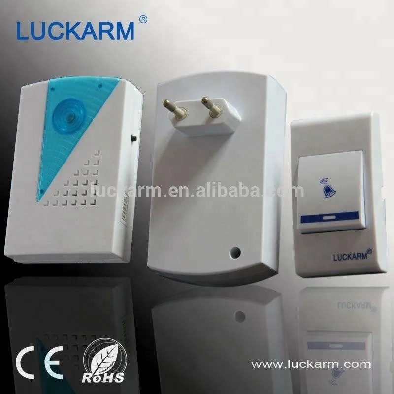wireless remote doorbell luckarm door bell with button