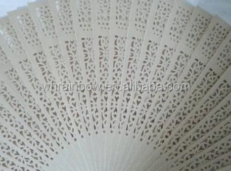 20cm sandal wood fan for wedding