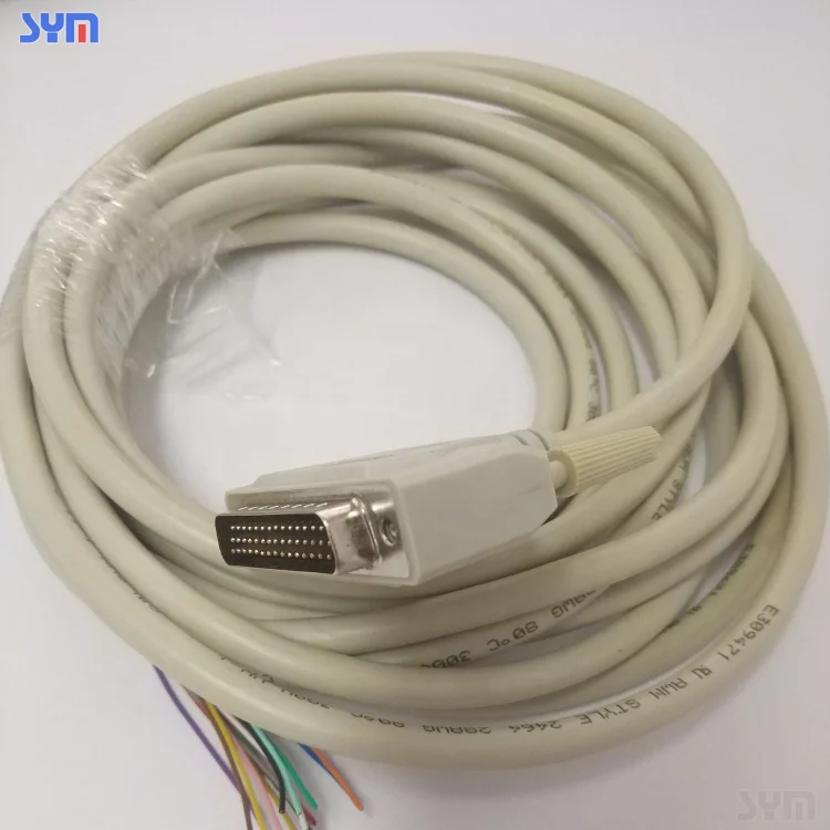 AWM 2464 26 28 AWG cable D SUB DB 44PIN male to d-sub connector customized cable assembly