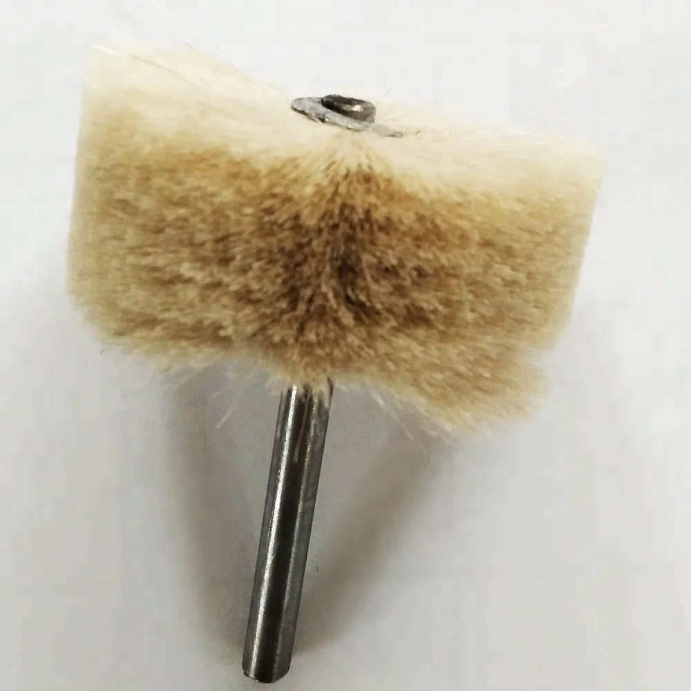 Grinding Head Horse Hair Sisal brush Wheel For Wood Carving