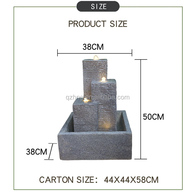 High quality promotional indoor artificial waterfall fountain