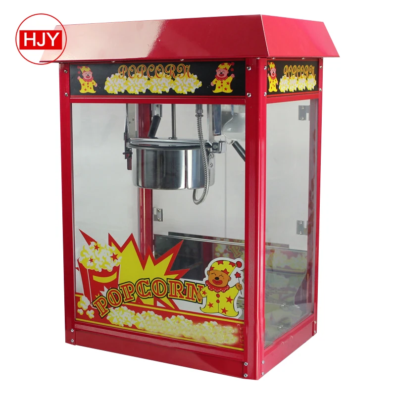 HJY good quality Cinema Popular Hot Sale Wide Output Popcorn Machine mall popcorn