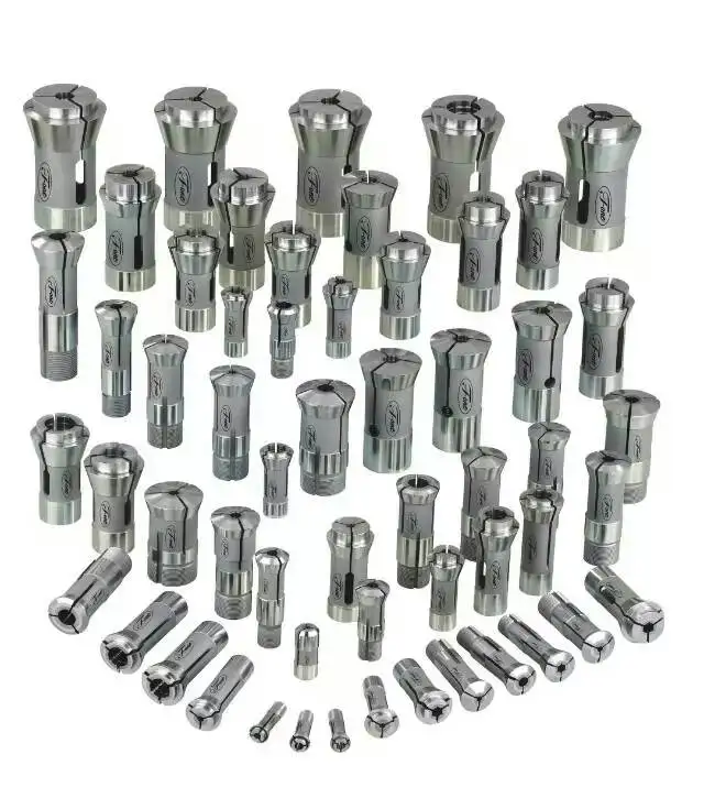 cnc swiss lathe 5C collets R8 collets and guide bush