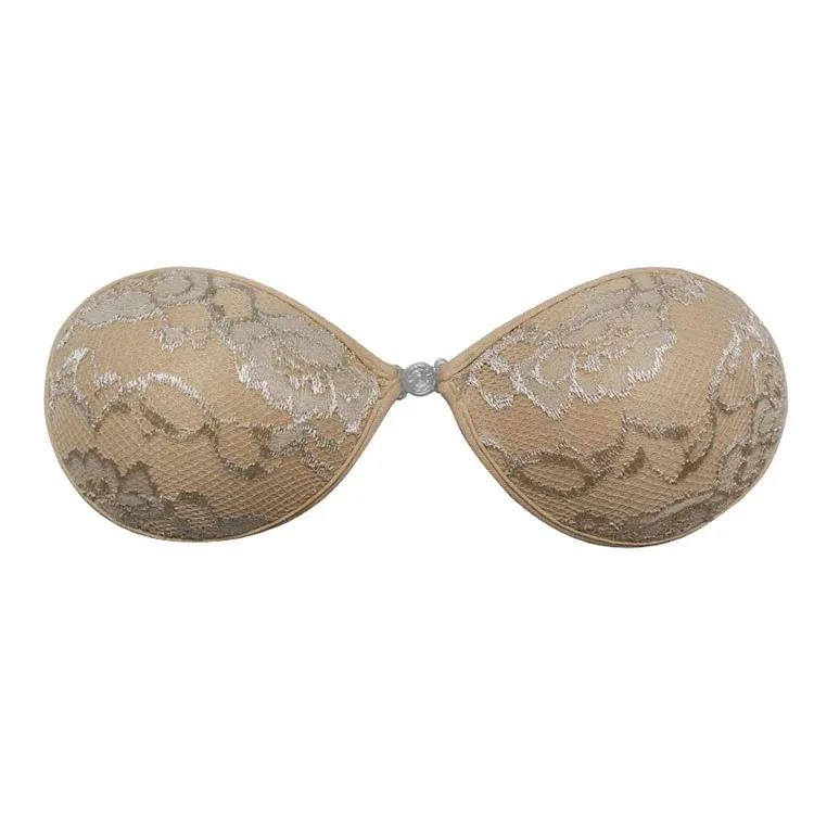 Hot sale lace invisible silicone women bra wedding chest necessary post push up bra underwear women seamless sexy Strapless bras