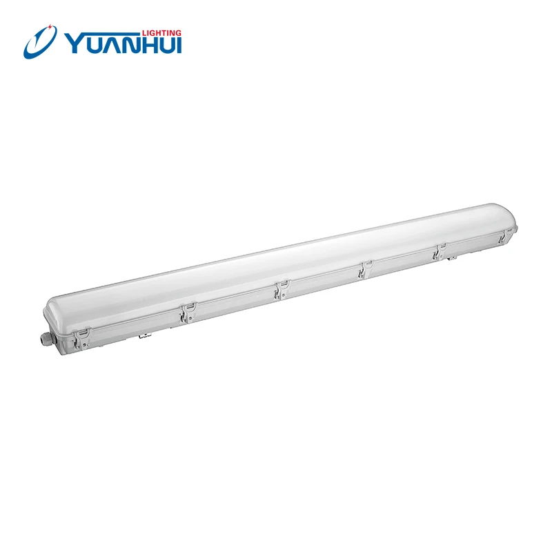 Мощный светодиодный водонепроницаемый линейный светильник с тройной защитой 80 Вт 120 150 8 футов 2 4 м аварийный поликарбонатным корпусом