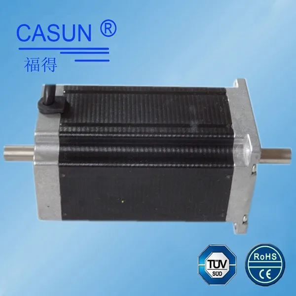 китай высокий крутящий момент 57x100mm шаговый двигатель nema 23 двойной вал 3.0a для станков с чпу