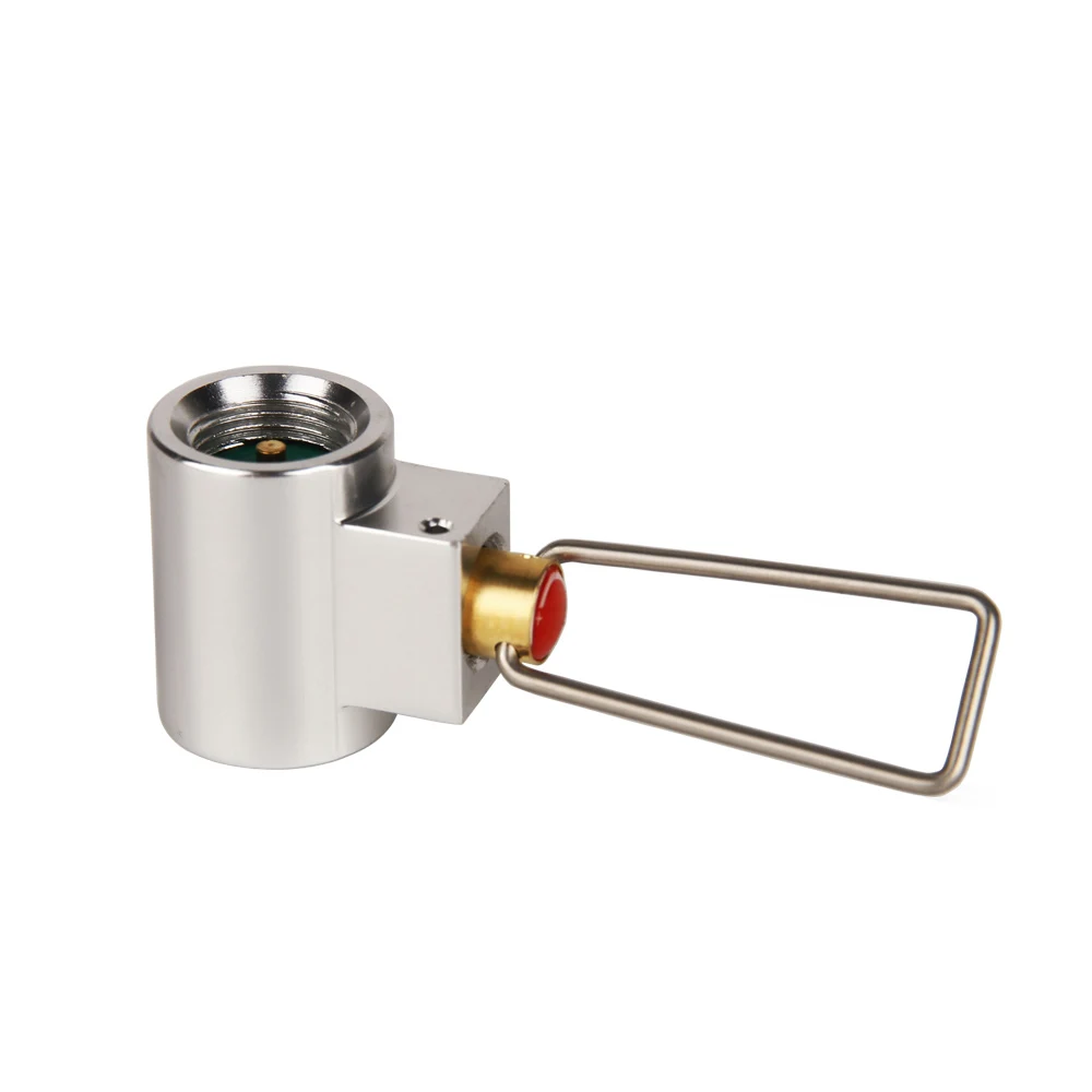 Camp Propane 2 Flat Gas Tanks Refill Adapter, Gas Saver Valve Gas Cylinder Canister Shifter Coupler Converter Exchanger Air Vent
