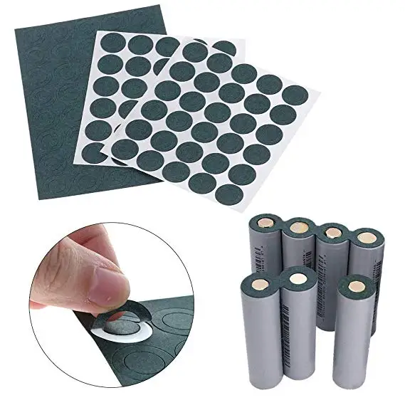 custom 1s 18650 Battery Positive Insulation Ring Electrical Insulating Adhesive highland barley Paper