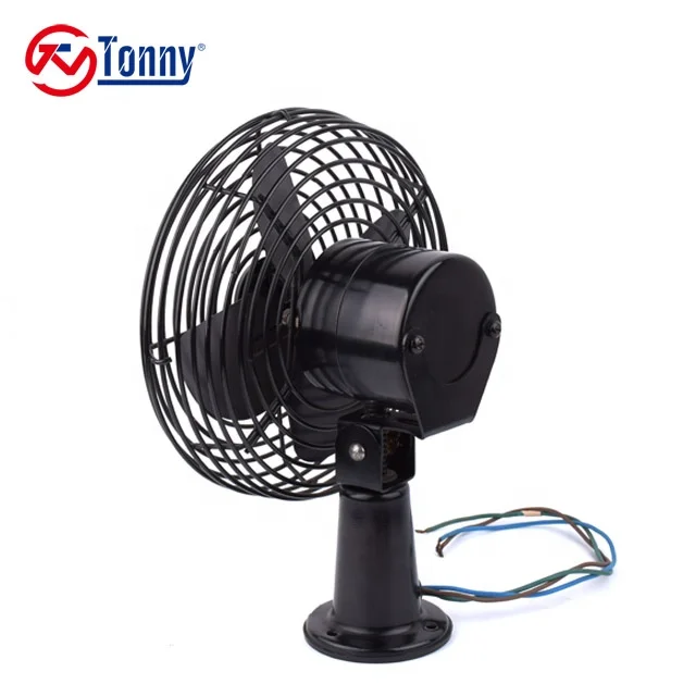 Metal BLADE CAR FAN DC12V/24V 8 Inch TE1-0112S DC12V or 24V