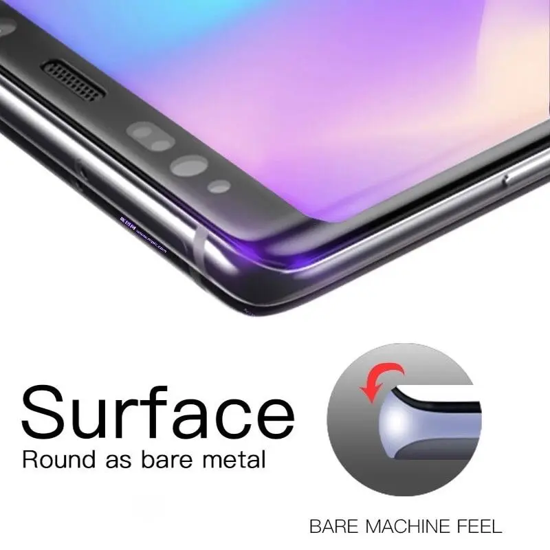 9D Full Genuine Curved Tempered Glass Screen Cover Protector For Samsung Note 9 Note 10