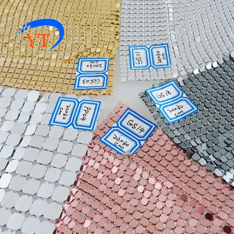 Metal Silver Sequin Curtain