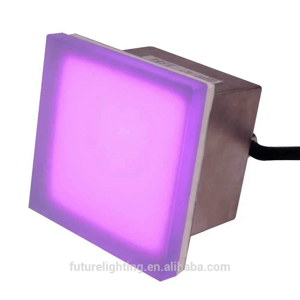 
Waterproof outdoor color changing 4W led floor tile light 