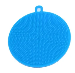 Multipurpose Antibacterial Silicone Dish Scrubber Sponge Silicone Dish Washing Brush