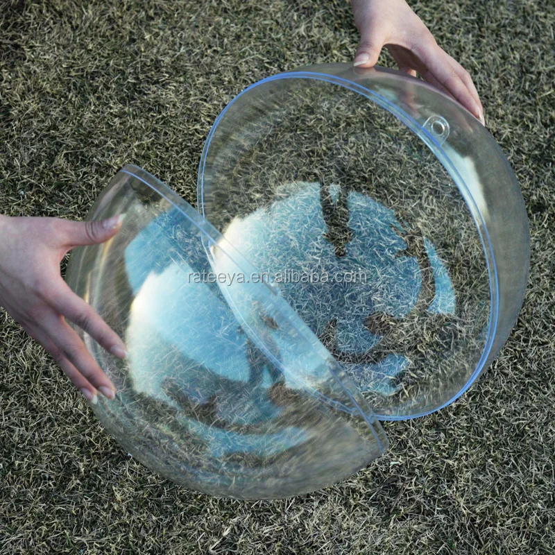 High Quality Factory Direct Sale Large Plastic Balls Transparent Plastic Big Open Ball-30CM  Supply 4-40cm balls