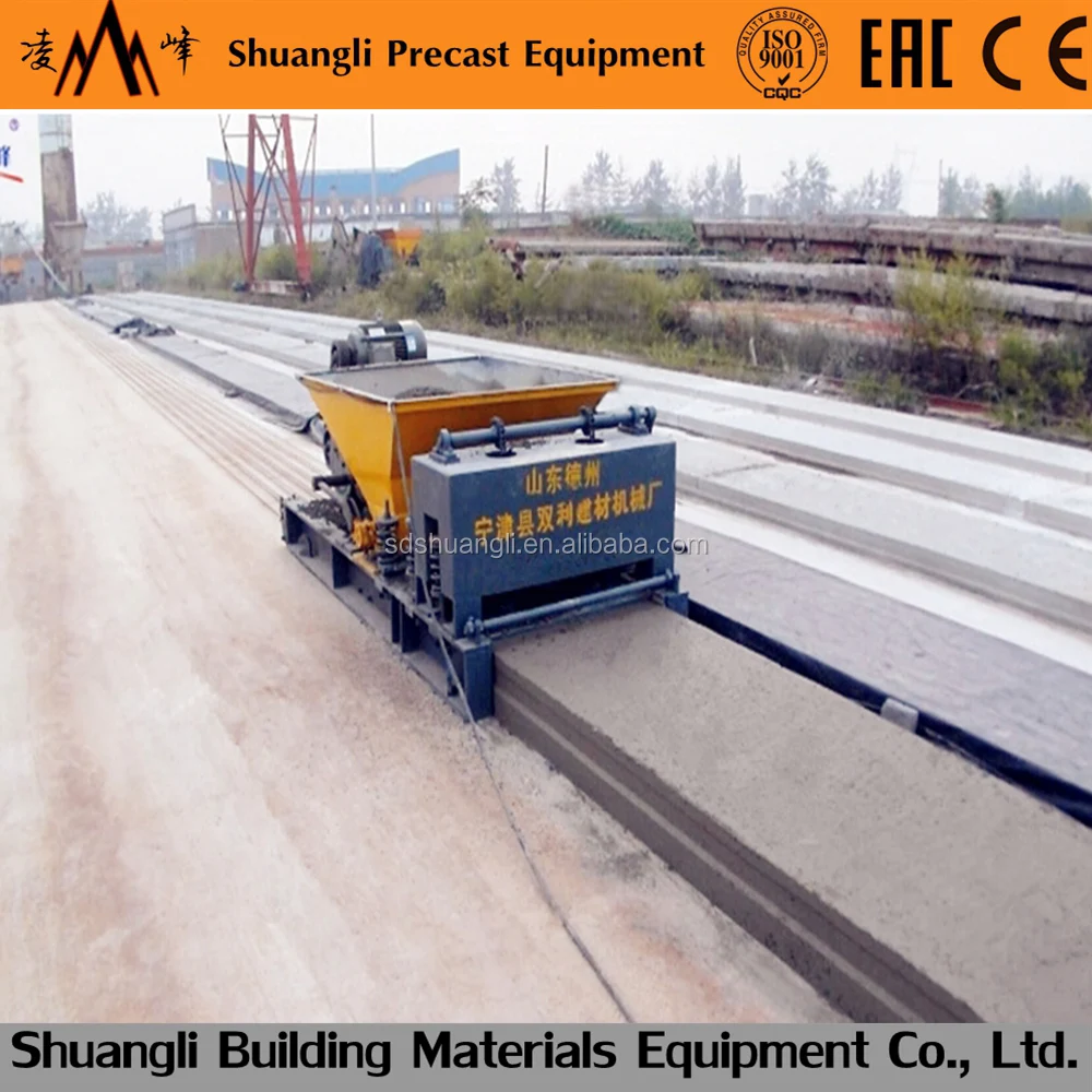  Китай Shuangli SP250x900 сборная бетонная полый сердечник формовочная машина прочная и эффективная строительная обновление 25