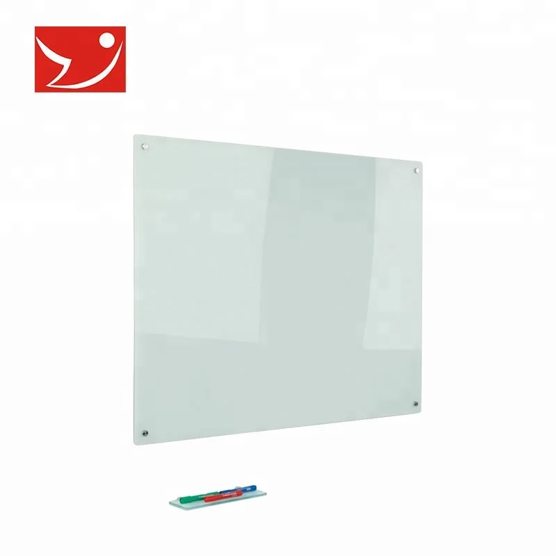 
White marker portable dry erase transparent glass magnetic whiteboard board 