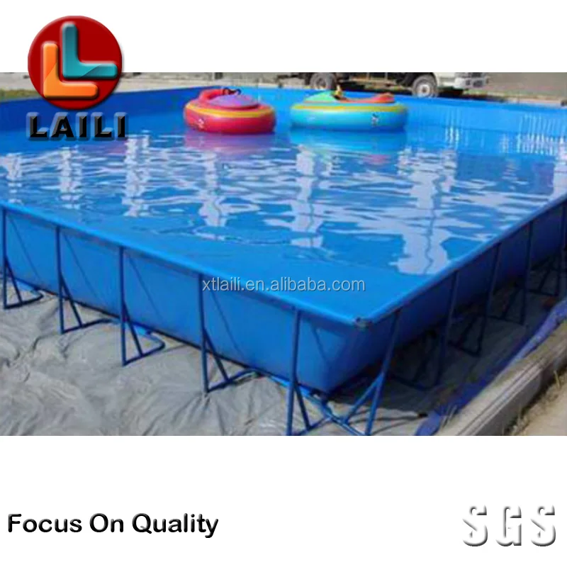 Intex 28272 Pvc Thickened Rectangular Tube Frame Pool Non-inflatable Children/s Family Swimming Pool