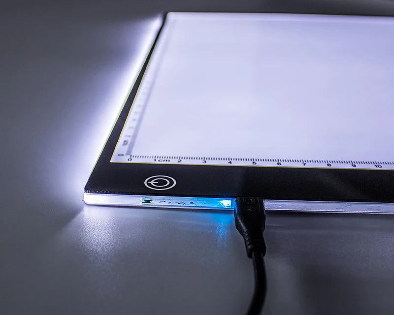 A4 ultra-thin portable LED light box tracer USB power LED art craft tracing paper light pad 4mm