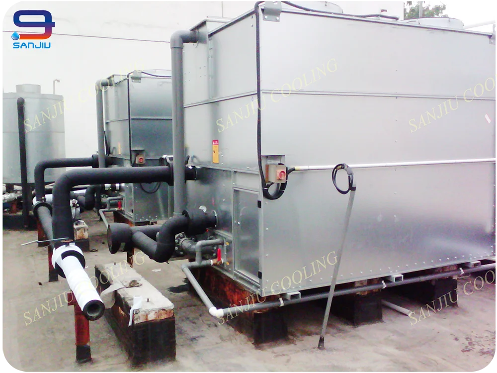 125 Ton Closed Circuit Cross Flow Water Chiller  Cooling Tower