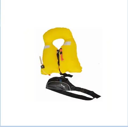 110N adult belt pack inflatable waist life jacket for swimming