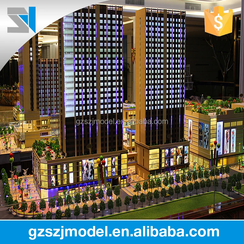 Высокая плотность центром торговли архитектура 3d