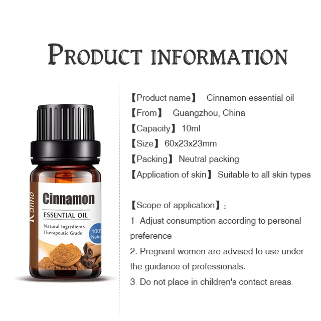 
Kanho 10ML Cinnamon Essential oil 100% Natural Aromatherapy Oil 