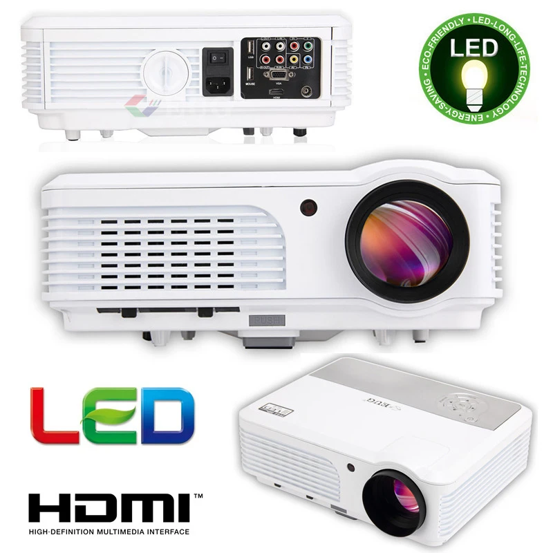 1080 P Full HD из светодиодов проектор мини домашний проектор для продажи