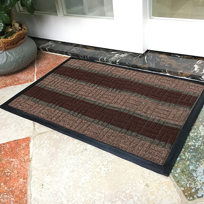 High Quality Colour Combination Floor Door Mat Rubber Outdoor Mat - 1