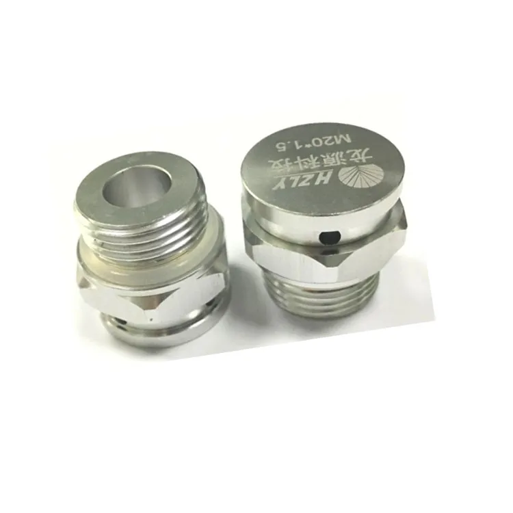 Screw in protective metal stainless air vent plug eptfe breather M20*1.5   for electronics