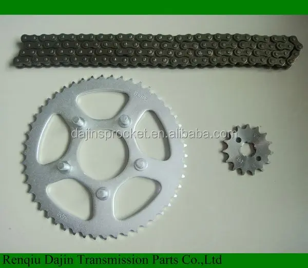 
Dajin 1045 motorcycle sprockets kits/parts for motorcycle shineray/suzuki ax100 parts 